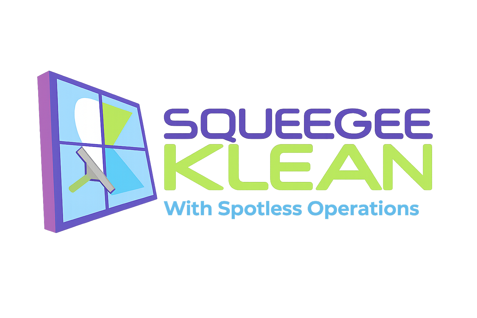 Squeegee Klean With Spotless Operations Logo